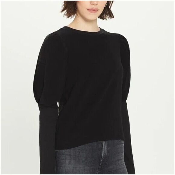 Goldie Tops - NWOT  170.00GOLDIE REVERSE FRENCH TERRY PUFF SLEEVE SWEATSHIRT Large